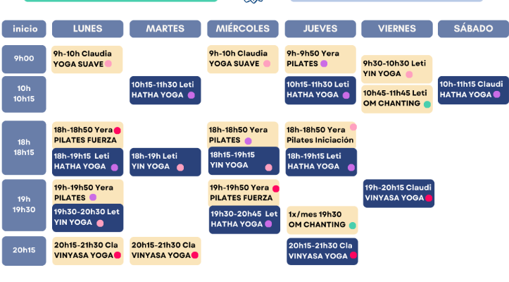 Horario marzo y festivo