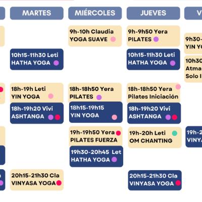 Horario Junio y festivo