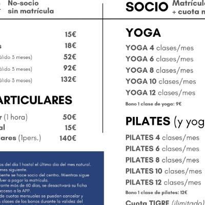 Nuevas Tarifas
