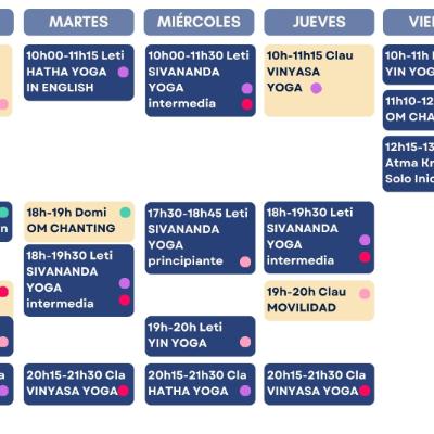 Horario Febrero y festivos