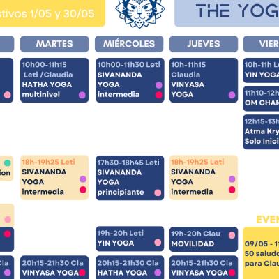 Horario Mayo y Festivos